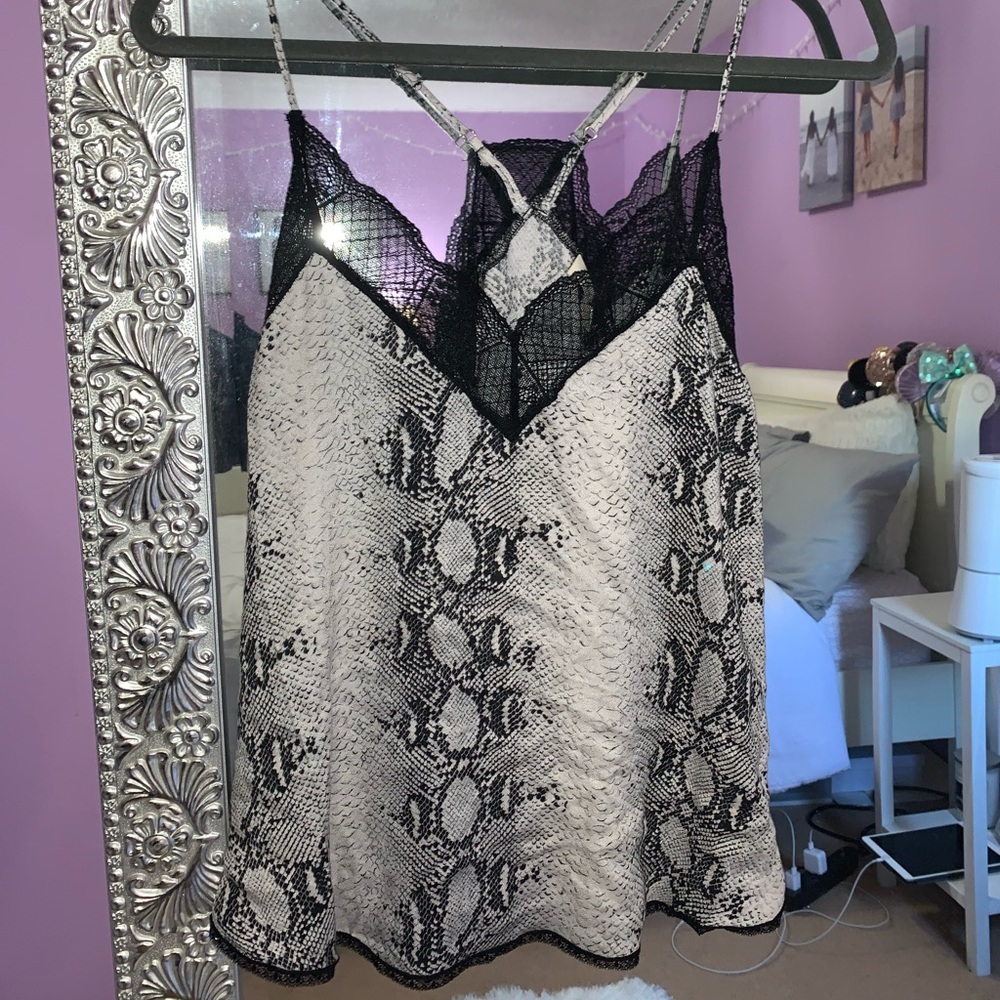 Snake skin Top